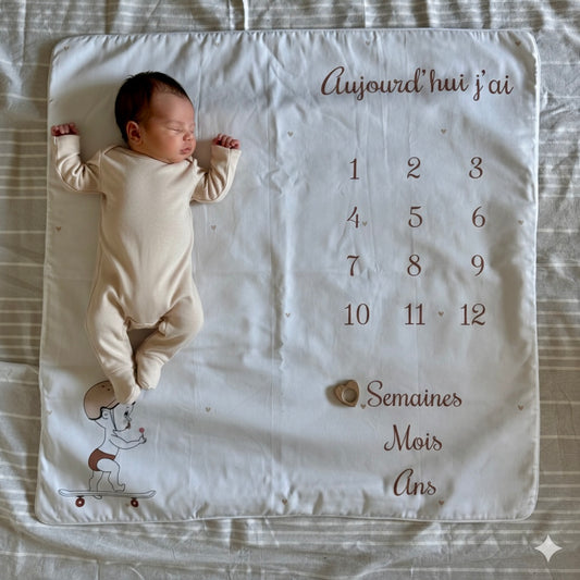 Tapis étapes - Bébé skater